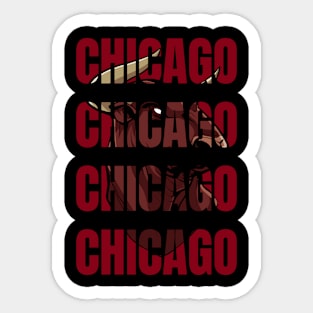 Bull of Chicago Sticker